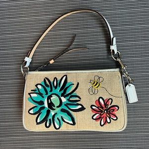 *like new* Coach mini purse (floral)